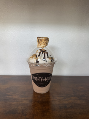 TOASTED MARSHMALLOW + CHOCOLATE BLENDED + WHIP