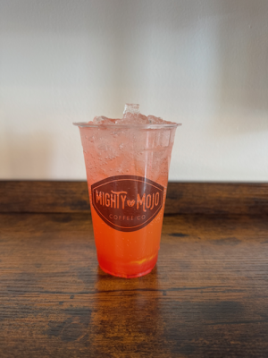 PINK ENERGY + CANTALOUPE + DESERT PEAR + YUZU + SPARKLING WATER