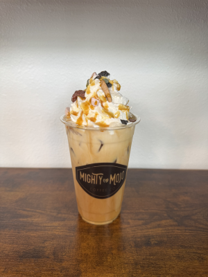 ESPRESSO + OAT MILK + TOFFEE NUT + CARAMEL + WHIP